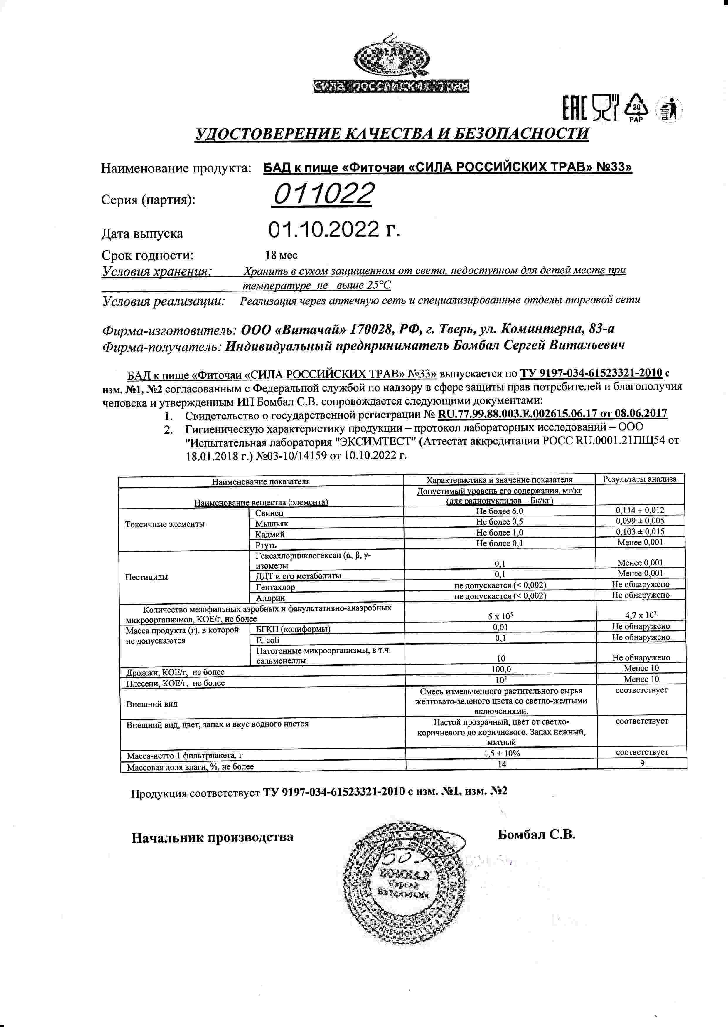 Паспорт №102022